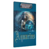 アクエリアス〔占星術の〕十二宮図標識 クリップボード (右)