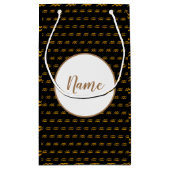 アクエリアス〔占星術の〕十二宮図標識 スモールペーパーバッグ (裏面)