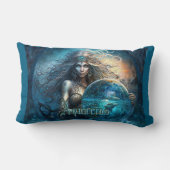 アクエリアス〔占星術の〕十二宮図標識 ランバークッション (裏面)