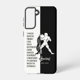 アクエリアス〔占星術の〕十二宮図標識 SAMSUNG GALAXY S21ケース