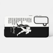 アクエリアス〔占星術の〕十二宮図標識 SAMSUNG GALAXYケース (裏面横)