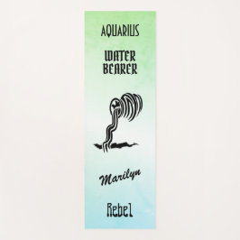 アクエリアス〔占星術の〕十二宮図記号と記号 ヨガマット