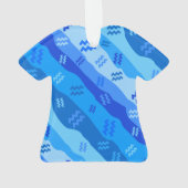 アクエリアス〔占星術の〕十二宮図記号 オーナメント (裏面)