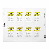 アクエリアス〔占星術の〕十二宮図誕生日ブルーサファイア ラベル (フルシート)