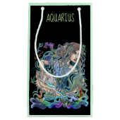 アクエリアス〔占星術の〕十二宮図 スモールペーパーバッグ (正面)