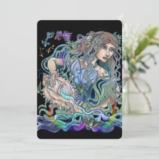 アクエリアス〔占星術の〕十二宮図 招待状 (スタンド正面)