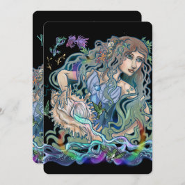 アクエリアス〔占星術の〕十二宮図 招待状