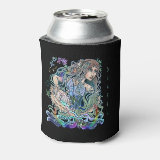アクエリアス〔占星術の〕十二宮図 缶クーラー (缶裏面)