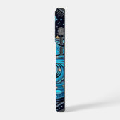 アクエリアス〔占星術の〕十二宮図 iPhoneケース (左側面)