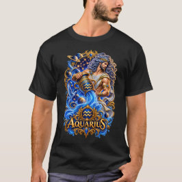 アクエリアス 星座 水瓶座 – 天体占星術 Tシャツ