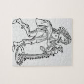 アクエリアス(水キャリア)イラストレーションからの ジグソーパズル (横)