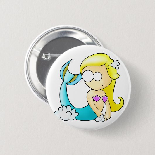 アクエリアス 缶バッジ (正面&裏面)