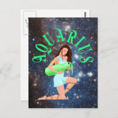 アクエリウスはがき ポストカード (正面/裏面)