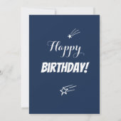 アクエリウスガール〔占星術の〕十二宮図サイン 招待状 (裏面)