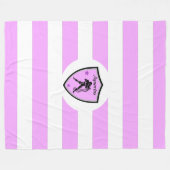 アクエリウス記号  フリースブランケット (正面(横))