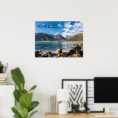 アクエンゼチロルレトロオーストリアホリデースーベニアホテル ポスター (ホームオフィス)