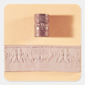 アクカディアンのシリンダーのシールと印象 スクエアシール (正面)