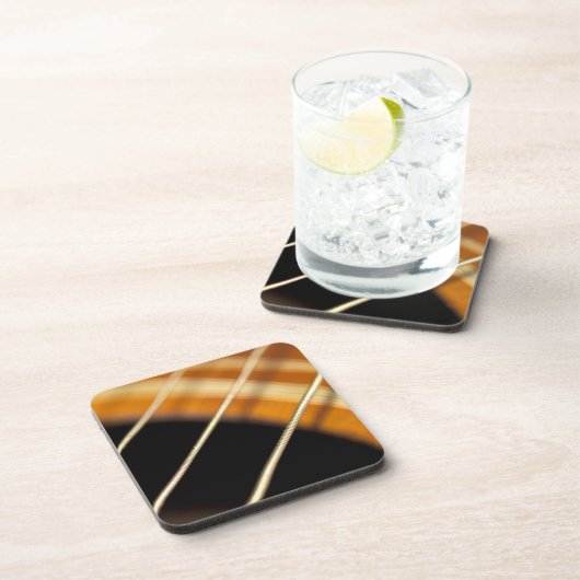 アクコスティック・ギターの弦が動く コースター (右側)