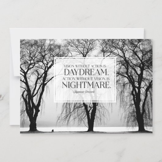 アクションなし磁気カードによる視覚 マグネット招待状 (正面)