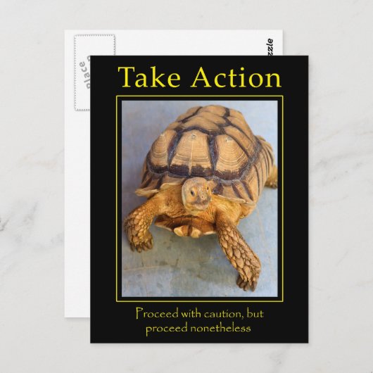 アクションの実行 ポストカード (正面/裏面)