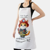 アクションの準備ができてキットン消防士! エプロン (インサイチュ)