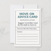 アクションの移動 出欠カード (裏面)