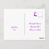 アクションを加速2025年3月8日の女性の日 ポストカード (裏面)