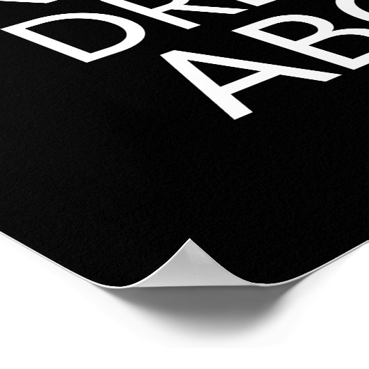 アクションを実行して達成された成功やる気を起こさせる- ポスター (角)