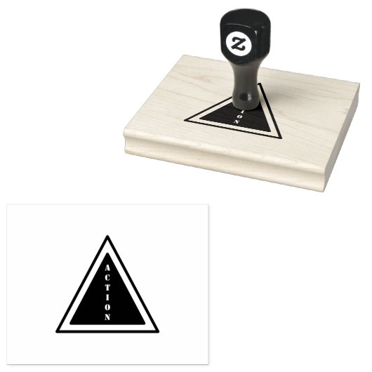 アクションカスタム文字レッドインクオフィス学校大学 ラバースタンプ (押印)