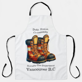 アクションカラフルのためにプリップされた消防用ブーツ エプロン