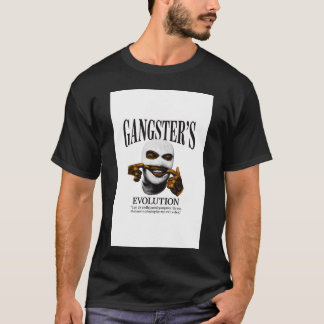 アクションギフトのための大胆なストリートスタイルマフィアマスク Tシャツ
