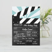 アクションサイン 映画パーティー招待状 招待状 (スタンド正面)