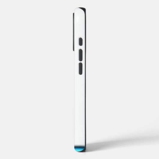 アクションシアンティール(緑がかった色)抽象芸術グラフィティアートプリント Case-Mate iPhoneケース (裏面 / 左)