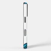 アクションシアンティール(緑がかった色)抽象芸術グラフィティアートプリント Case-Mate iPhoneケース (裏面 / 右)