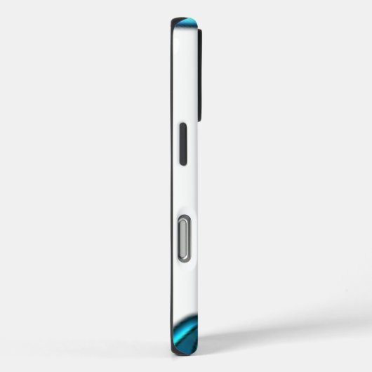 アクションシアンティール(緑がかった色)抽象芸術グラフィティアートプリント Case-Mate iPhoneケース (裏面 / 右)