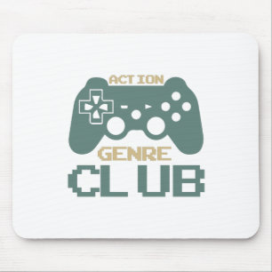 アクションジャンルクラブ – ゲーミング – ゲーム – ゲーおもしろいム マウスパッド