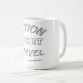 アクションスポーツ旅行 コーヒーマグカップ (正面右)