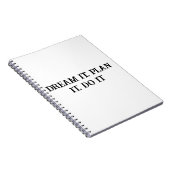 アクションテイカー – 感動的ノートブ男性へック ノートブック (右側)