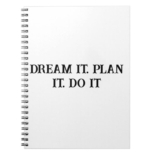 アクションテイカー – 感動的ノートブ男性へック ノートブック (正面)