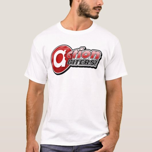アクションバイター! – ロゴT Tシャツ (正面)