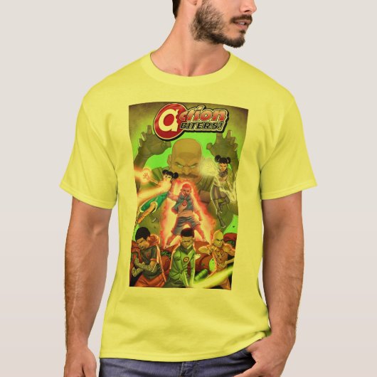 アクションバイター！1番 Tシャツ (正面)