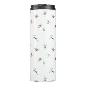 アクションパターンの冬のスキーヤー タンブラー (裏面)