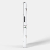 アクションパターンの冬のスキーヤー Case-Mate iPhoneケース (裏面 / 右)