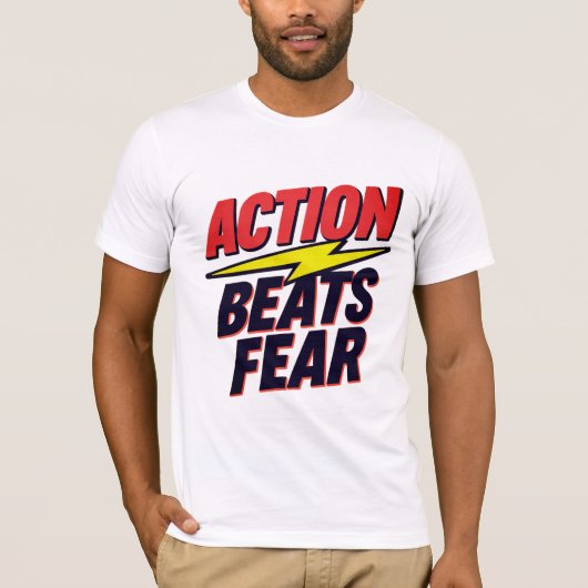 アクションビート感動的Fear Graphic Tee Tシャツ (正面)
