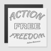 アクションフリー磁気カード (正面/裏面)