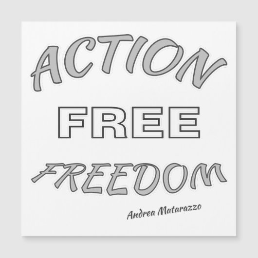 アクションフリー磁気カード (正面)