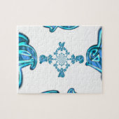 アクションレトロヴィンテージハクナマタタブルーギフト.png ジグソーパズル (横)