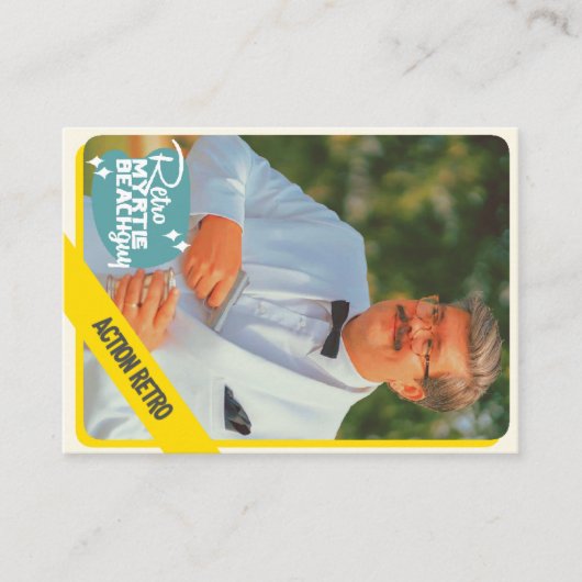 アクションレトロ コーリングカード (正面)
