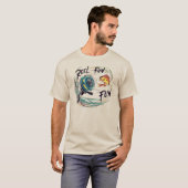 アクション中のリール・ファン Tシャツ (正面フル)