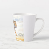 アクション内の虎2 カフェラテマグ (右)